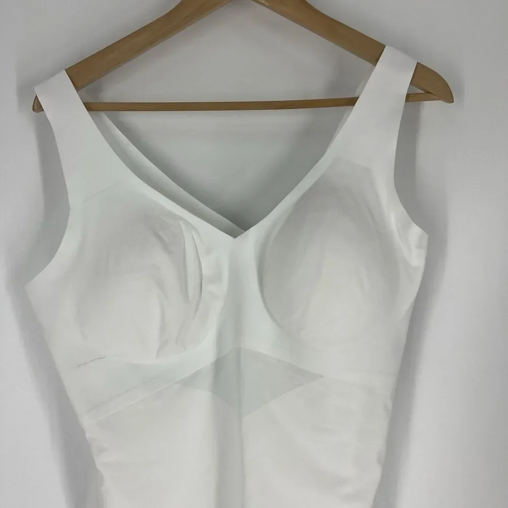Honeylove LiftWear Tank Top Size 2X Astral White Shaping Smoothing Wireless Lift